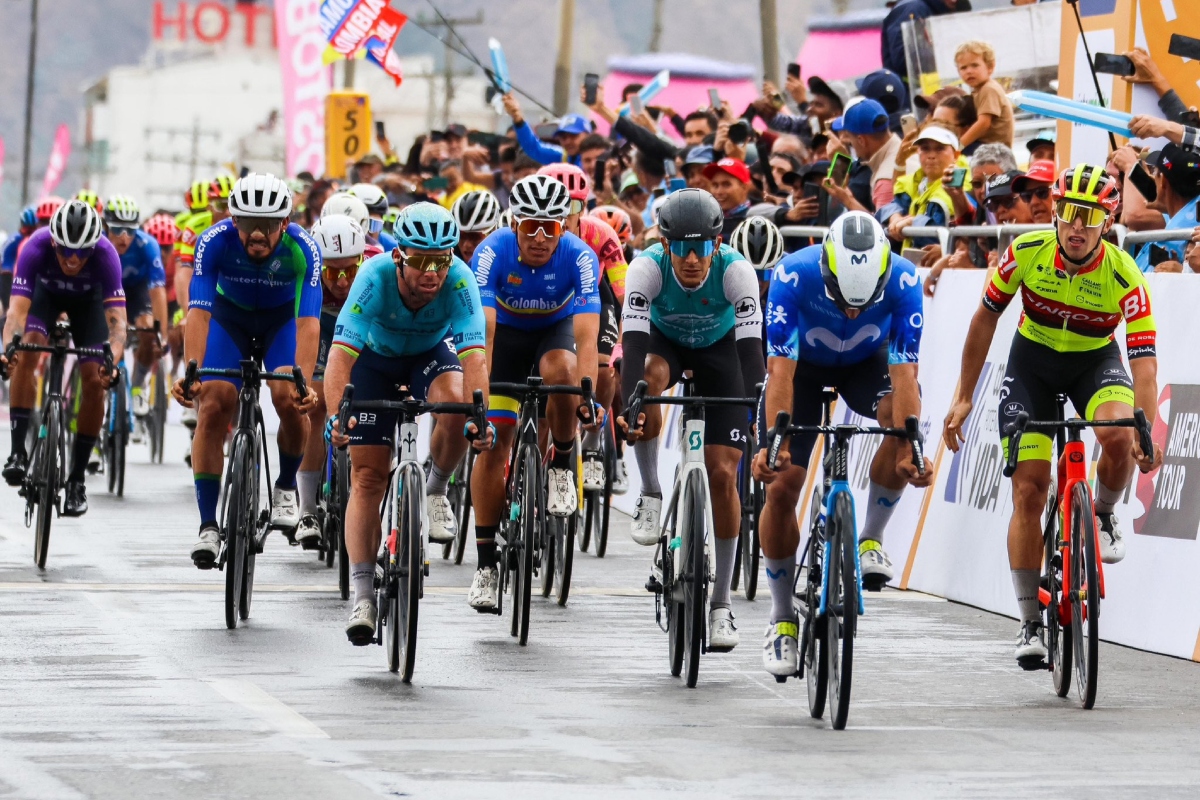 Fernando Gaviria pegó primero es el líder del Tour Colombia 2024 - Foto: Cortesía FedeCiclismo