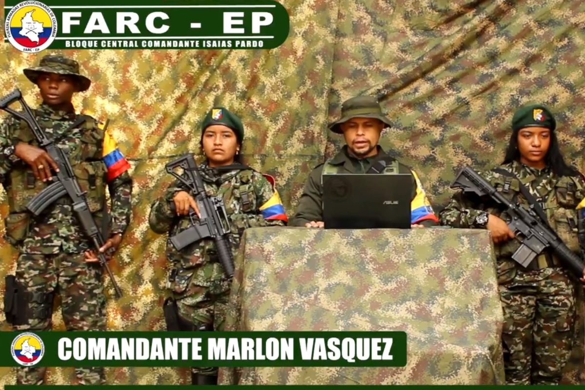 Disidencias de las Farc anunciaron la creación de un nuevo frente – Foto: Tomada Twitter FARC_EP