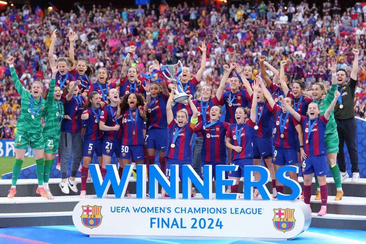 Barcelona derrumbó al Lyon y se coronó campeón de la Champions Femenina – Foto: Cortesía UEFA Champions Femenina