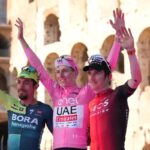 Giro de Italia; Tadej Pogacar campeón, Daniel Martínez subcampeón - Foto: Giro de Italia