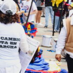 Poca afluencia en marchas contra y a favor del gobierno nacional