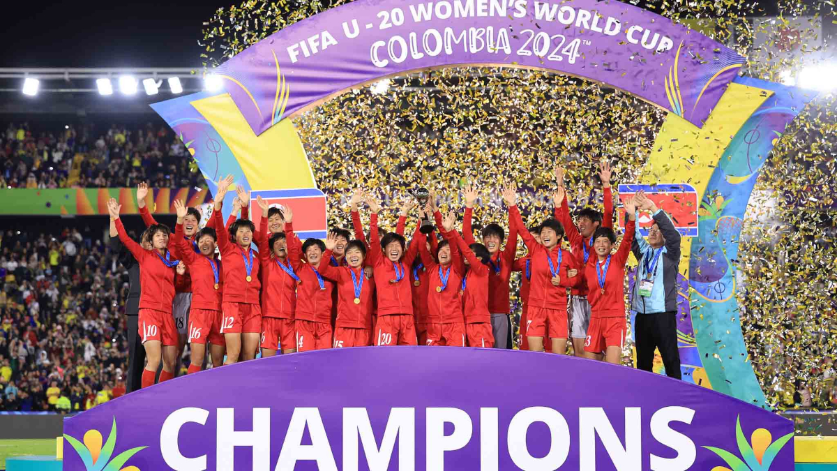 Con un gran despliegue técnico, y sobre todo velocidad. La selección de Corea del Norte venció a su principal rival en el fútbol femenino asiático: Japón. Ahora son tricampeonas de mundiales sub 20 - Foto: FIFA