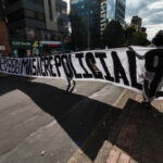 Estudiantes de universidades públicas volvieron a exigir la reforma a la Policía Nacional. Institución involucrada en los hechos que desencadenaron el 9S - Foto: Esteban Pérez