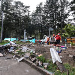 El Parque Nacional es uno de los principales espacios de recreación de Bogotá. Por lo cual la ciudadanía exigía acciones gubernamentales para dar garantías al pueblo emberá pero también recuperar el espacio del parque - Foto: IDRD