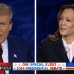 Trump acostumbrado a la televisión, no lució tan cómodo como en anteriores debates. Y la validación de sus afirmaciones lo afectó bastante - Foto: Captura CNN