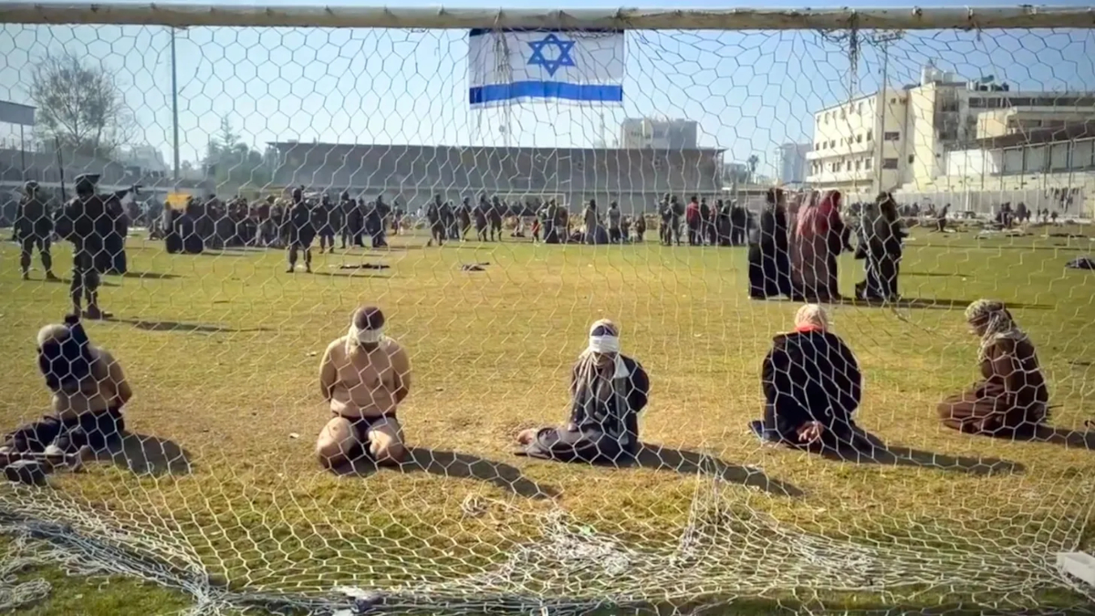 El estadio de Yarmouk, en la ciudad de Gaza fue utilizado por las Fuerzas de Defensa Israelíes como centro de reclusión y tortura - Foto: sportspolitika