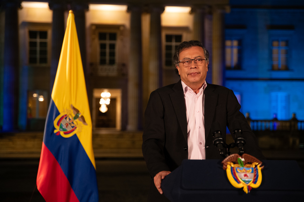 Tras conocerse la apertura de la investigación, Petro realizó una alocución donde detalló uno a uno los puntos por los que están investigando su campaña – Foto: Presidencia