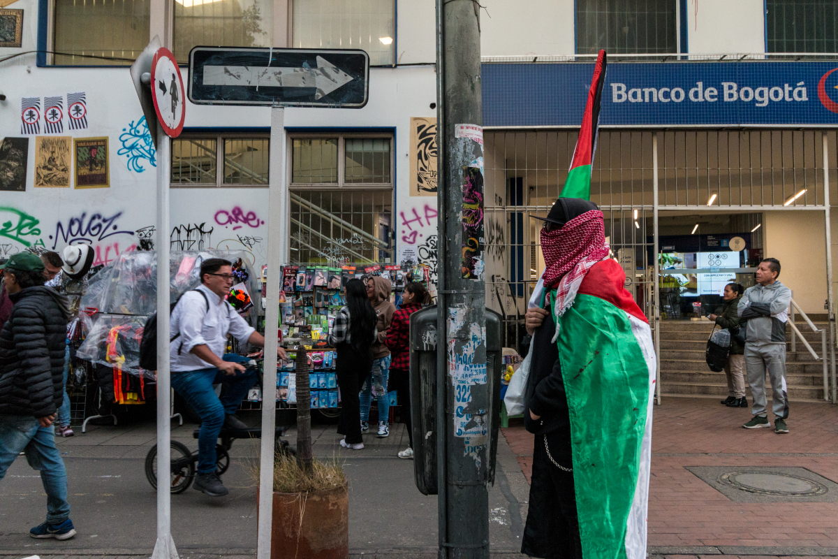 Son más de 40.000, las personas muertas a causa de las represalías israelíes tras el ataque de Hamás del 7 de octubre. En Bogotá, se realizaron manifestaciones en apoyo a Líbano y Palestina – Foto: Esteban Pérez