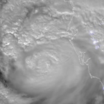 Milton, es considerada el quinto huracán más intenso desde que se tiene registro por HURDAT (Hurricane Database) - Foto: NOAA Aircraft Operations Center