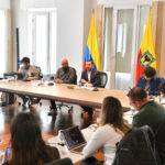 Se coordinan acciones conjuntas entre la UNGRD, la alcaldía de Bogotá y el IDIGER para mitigar un posible día cero en el embalse de Chuza que provee de agua a Bogotá y otros municipios de Cundinamarca - Foto: UNGRD