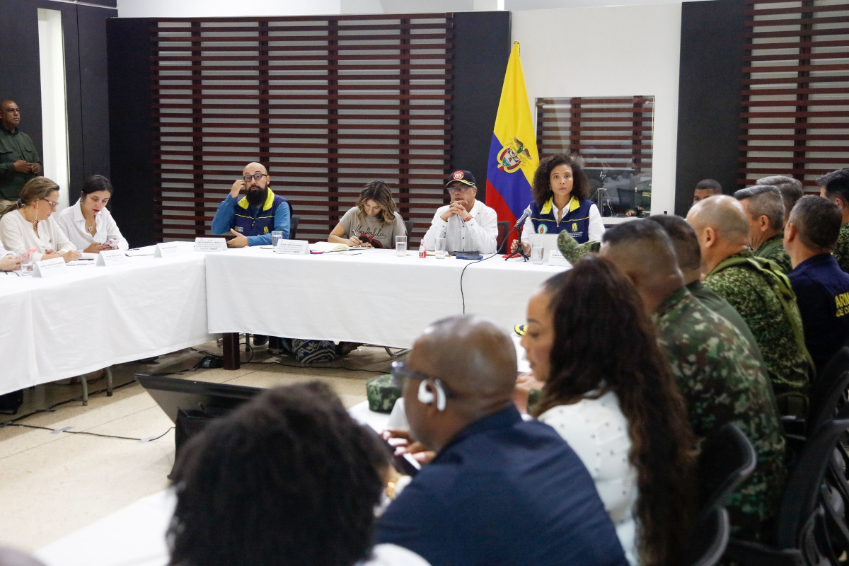 El país enfrenta varios puntos críticos debido a las fuertes lluvias. Chocó junto a Guajira son de los departamentos más afectados - Foto: Presidencia