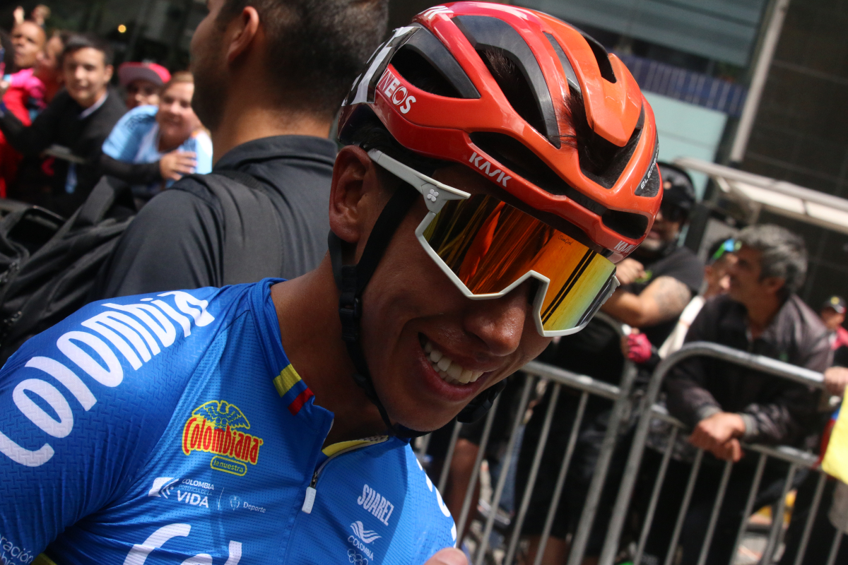 El ciclista zipaquireño Egan Bernal, ganador del Tour de Francia liderará este Gran Fondo que plantea un enfoque inclusivo en materia deportiva - Foto: Ronald Cano