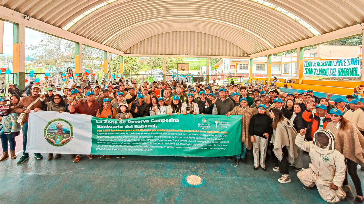 Fue instalada La treceava Zona de Reserva Campesina (ZRC) Santuario de Rabanal, ubicada en los municipios de Samacá y Ventaquemada - Foto: ANT