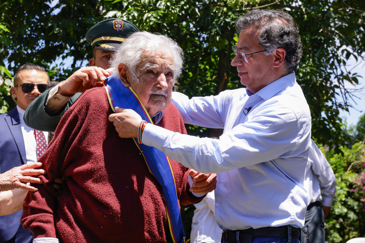 José 'Pepe' Mujica, es reconocido como uno de los líderes más representativos de la izquierda latinoamericana - Foto: Presidencia de Colombia