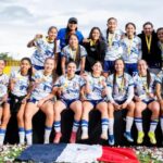 Deportivo Sua, dirigido por Angie Ramírez fue contundente al vencer a Sport Colombia y coronarse campeonas del torneo "Canteranas al Estadio" - Foto: IDRD