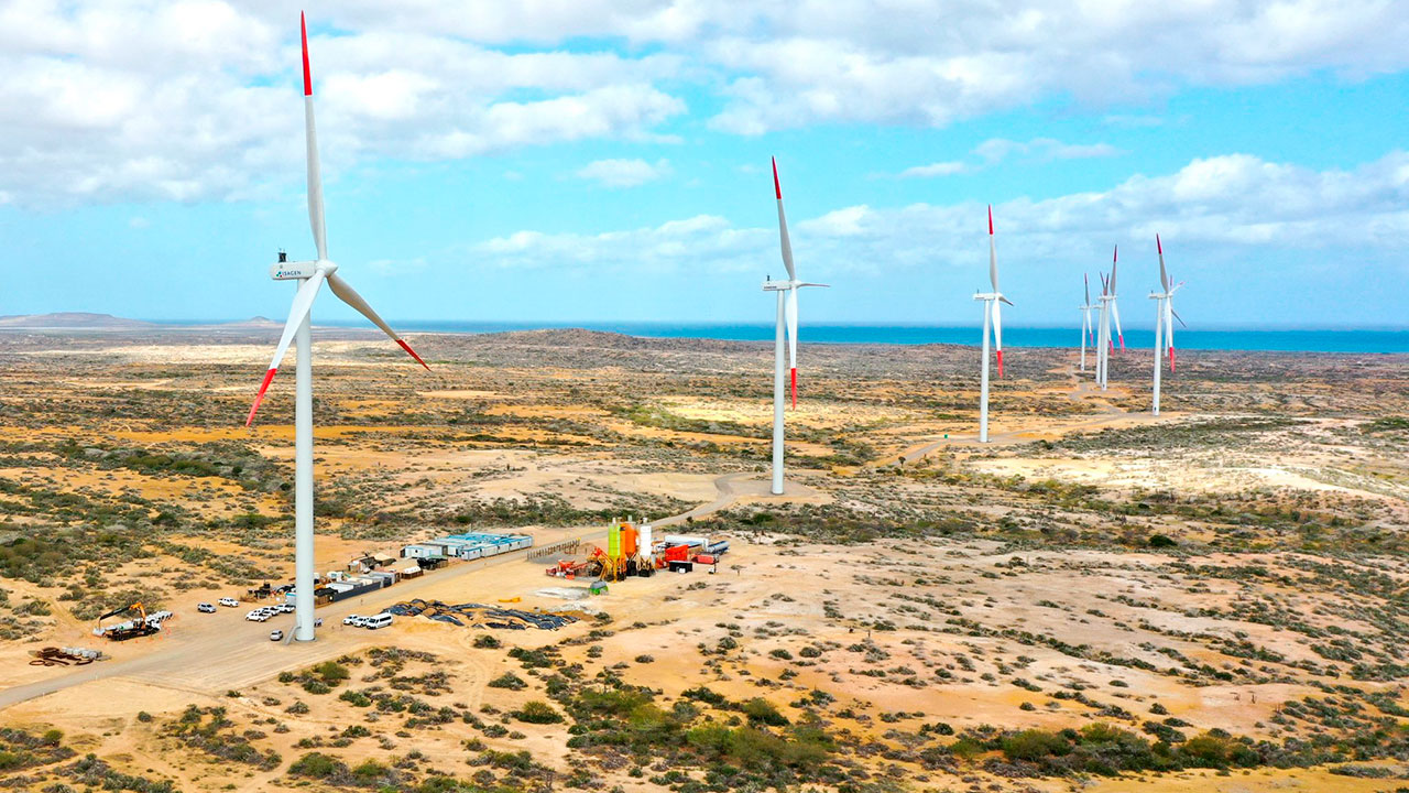 El viento en La Guajira es el "motor" que moverá 17 proyectos energéticos en medio de la transición energética del gobierno nacional - Foto: Ministerio de Minas