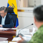 A raíz de la grave crisis humanitaria y de orden público que se presenta en el Catatumbo, el presidente Gustavo Petro y su gabinete decretó la conmoción interior en dicha región, parte del Cesar y Cúcuta - Foto: Juan Diego Cano/Presidencia