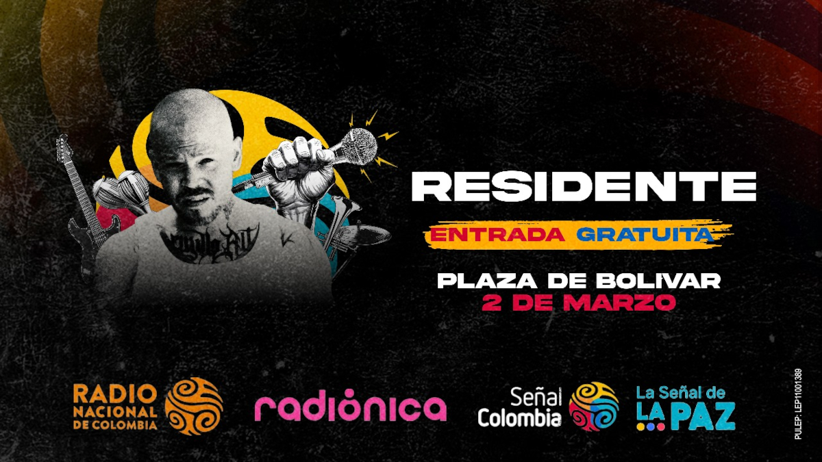 Este sería el tercer Concierto de la Esperanza, y el segundo a realizar en Bogotá. En esta ocasión, Residente será uno de los artistas más importantes del cartel - Foto: RTVC