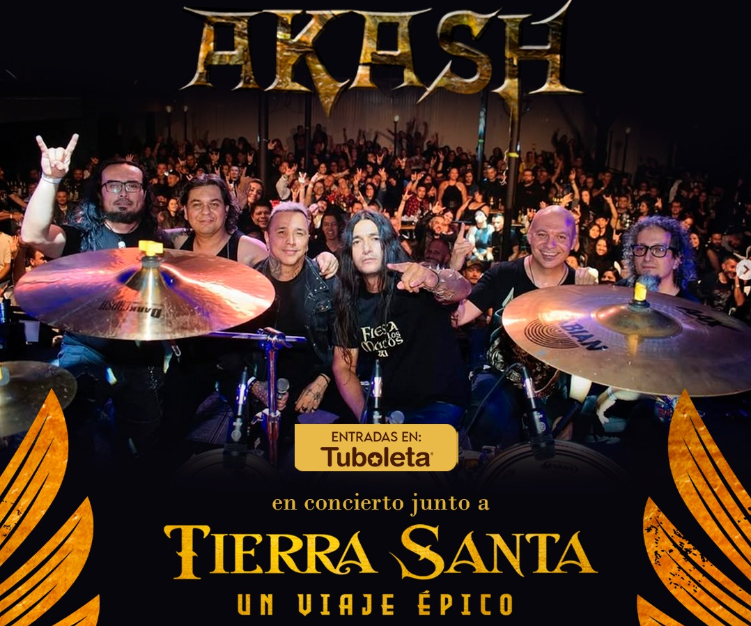 Akash es una de las bandas de heavy metal más reconocidas del país. Con más de dos décadas de carrera, compartirá escenario con Tierra Santa el próximo 21 de marzo en el teatro Jorge Eliécer Gaitán - Foto: Matrix Entertainment