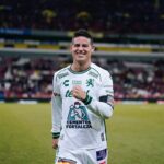 James Rodríguez debutó con León en la Liga MX - Foto: Tomada de @clubleonfc