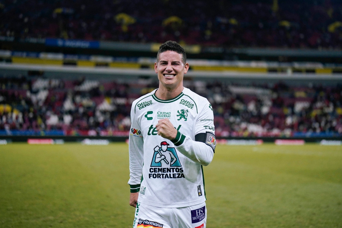 James Rodríguez debutó con León en la Liga MX - Foto: Tomada de @clubleonfc