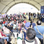 Ya se firmaron actas de inicio para los PAS de 10 municipios. En Soac​ha se colocó, simbólicamente, la primera piedra, este jueves 4 de febrero - Foto: Prosperidad Social