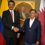 En noviembre pasado su Alteza el Jeque Tamim bin Hamad Al-Thani, Emir del Estado de Qatar, visitó Colombia - Foto: Archivo/Juan Diego Cano/Presidencia