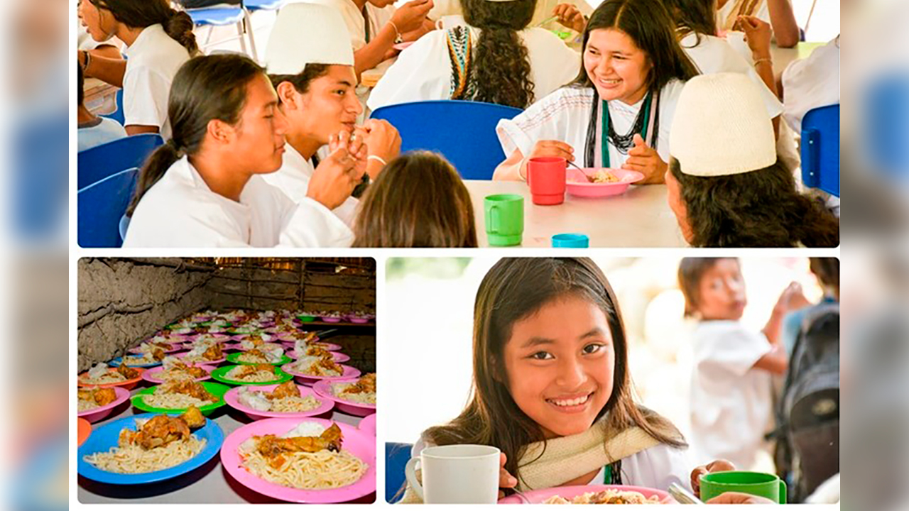 En Colombia, el Programa de Alimentación Escolar (PAE) garantiza que niñas, niños y adolescentes en el sistema educativo público reciban una alimentación adecuada para su bienestar y rendimiento académico, también en poblaciones étnicas y dispersas - Foto: ETC Magdalena