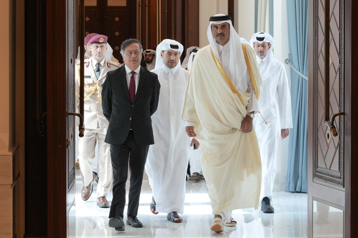 El jefe de Estado llegó a Qatar después de una visita de dos días a Dubái (Emiratos Árabes Unidos), donde se reunió con dignatarios de ese país y reafirmó su compromiso de fortalecer las relaciones bilaterales - Foto; Andrea Puente/Presidencia