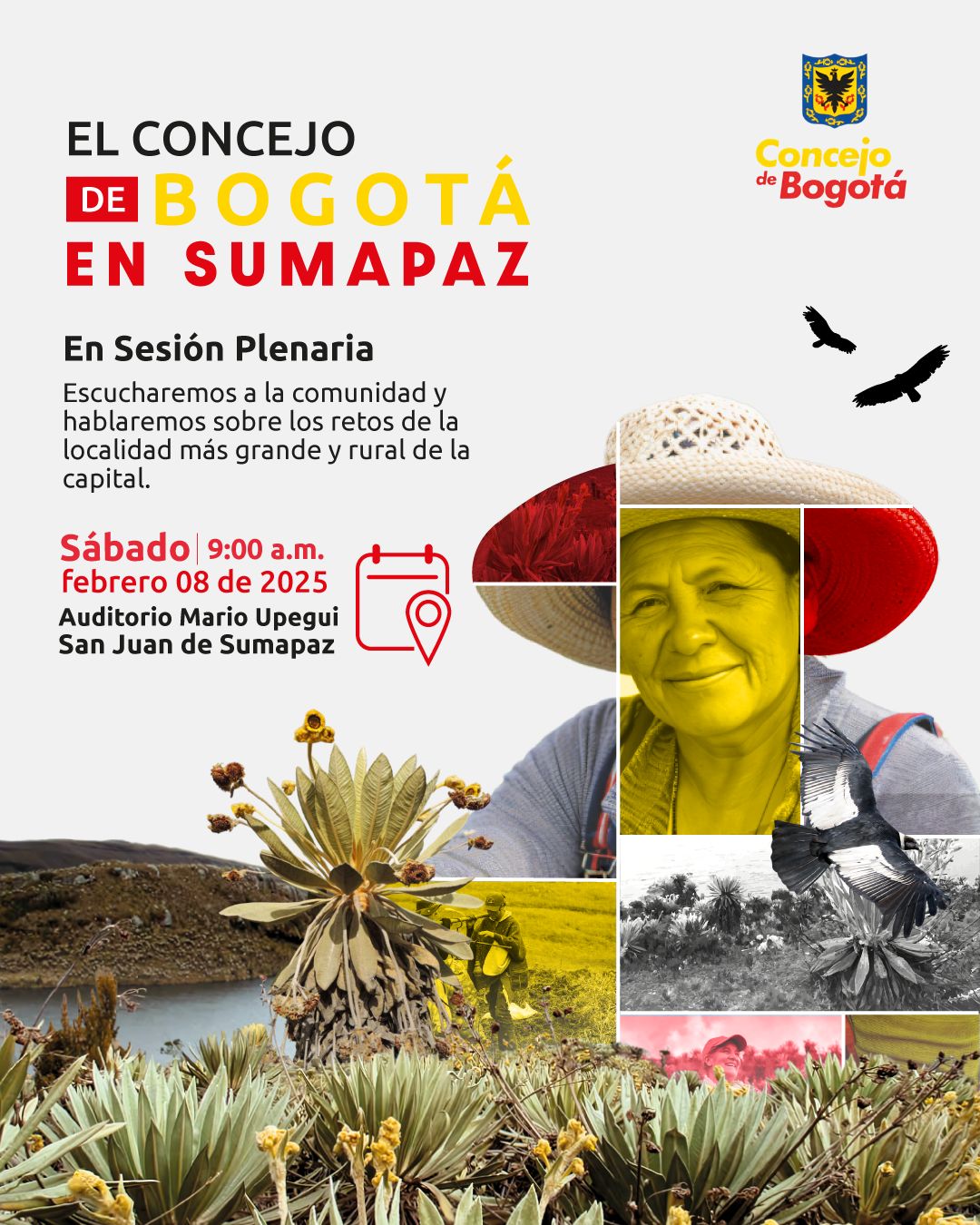 El concejo de Bogotá por tercera vez sesionará en la localidad de Sumapaz, la más grande del distrito