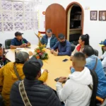 El director de la UNGRD y el director del Servicio Geológico Colombiano visitaron el departamento del Cauca, se reunieron con comunidades y autoridades para dialogar sobre la actividad volcánica - Foto: UNGRD