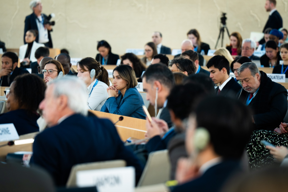 La Canciller Laura Sarabia representa al país en esta primera ocasión que Colombia sesiona como miembro de la Asamblea General del Consejo de Derechos Humanos de la ONU - Foto: Cancillería