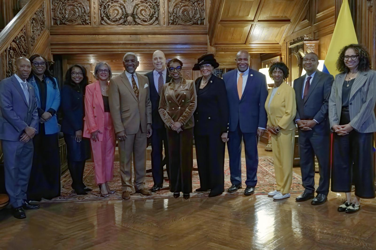 La Embajada de Colombia ha institucionalizado este espacio de diálogo y cooperación estratégica, en reconocimiento al impacto del apoyo de la bancada en el avance del desarrollo sostenible y la equidad en Colombia - Foto: Cancillería