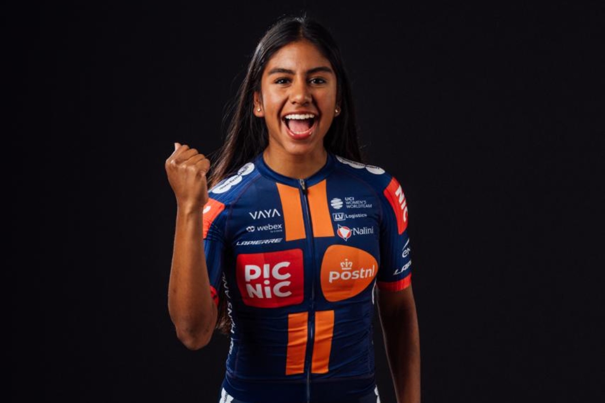 Ella es Juliana Londoño, la campeona que se probará en el World Tour - Foto: Tomada de @picnicpostnl