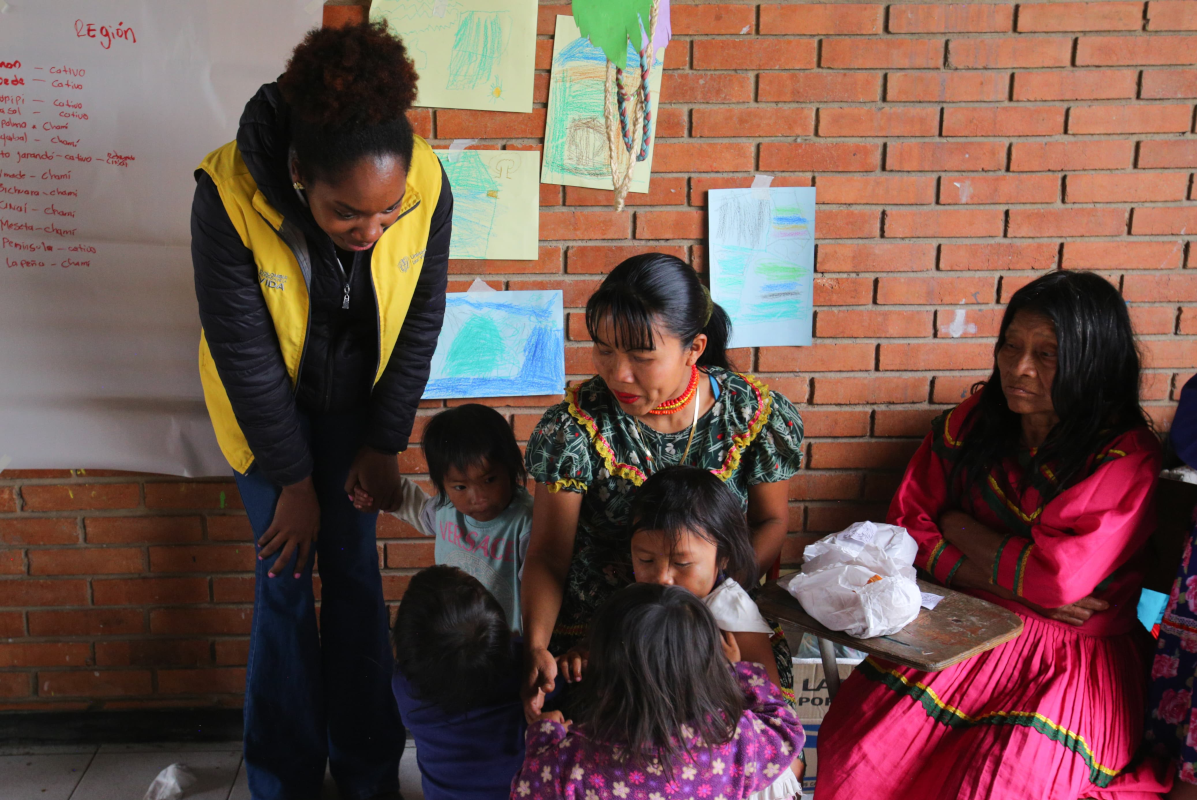 Para ello, la comunidad participó en diversas actividades lúdicas centradas en la identidad cultural, la autonomía de gobierno propio y el derecho fundamental al territorio - Foto: Unidad para las Víctimas