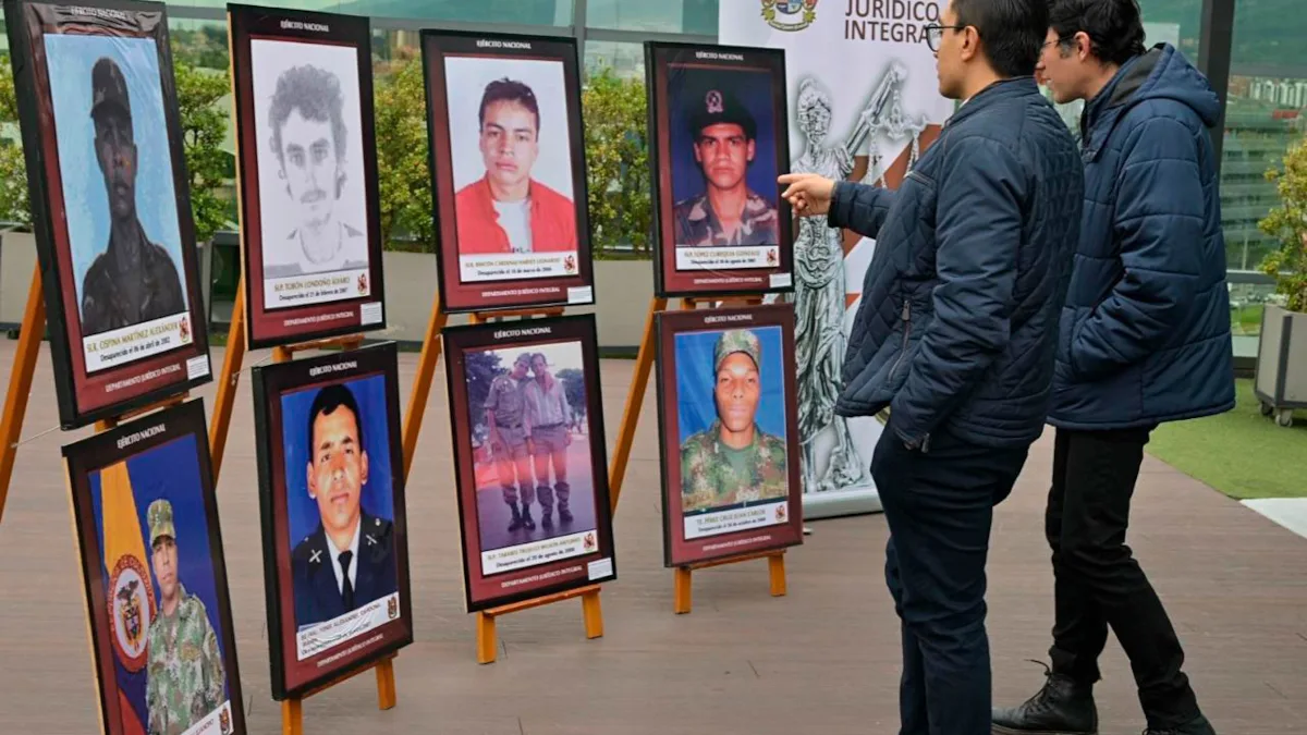 Mediante un trabajo de intercambio y consolidación de información entre el sector Defensa y la UBPD, se cuenta con un registro para la identificación y la ubicación de las familias y las circunstancias de desaparición de 384 miembros del Ejército, 139 de la Policía, 13 de la Fuerza Aeroespacial Colombiana y 10 de la Armada, confirmó la secretaria de gabinete del Ministerio de Defensa, Alexandra González Zapata - Foto: UBPD