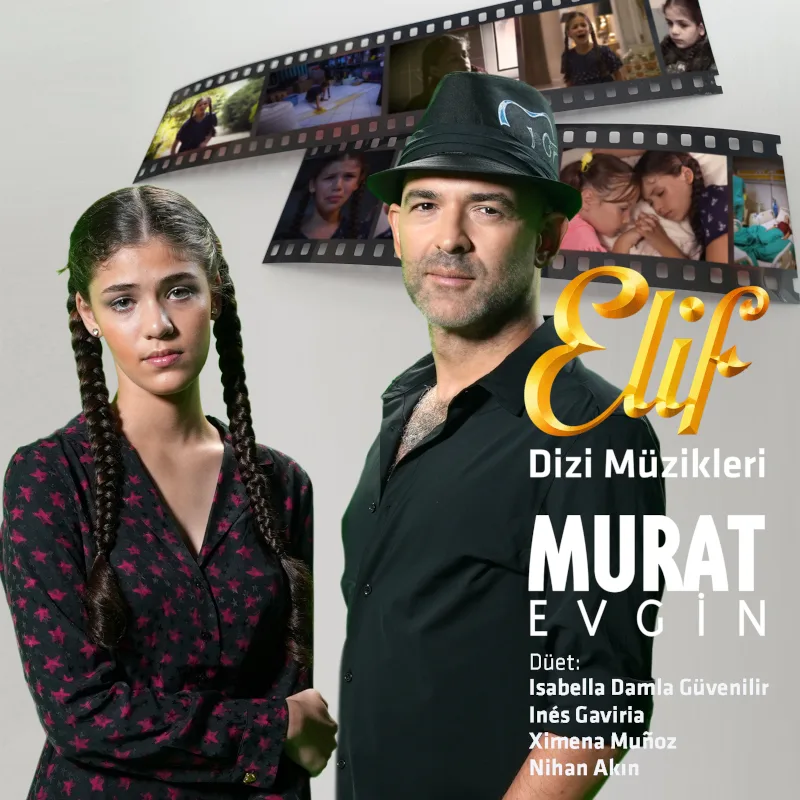 Uno de los momentos más emotivos del álbum es la regrabación de la canción principal de la serie, "Buradayım / Estoy Aquí", interpretada a dúo por Murat Evgin e Isabella Damla Güvenilir, la joven actriz protagonista de Elif - Foto: Murat Evgin