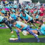 Alrededor de 3.000 personas recorrieron los 10K y luego tomaron una clase de yoga de alto nivel en el Parque Simón Bolívar - Foto: Ronald Cano