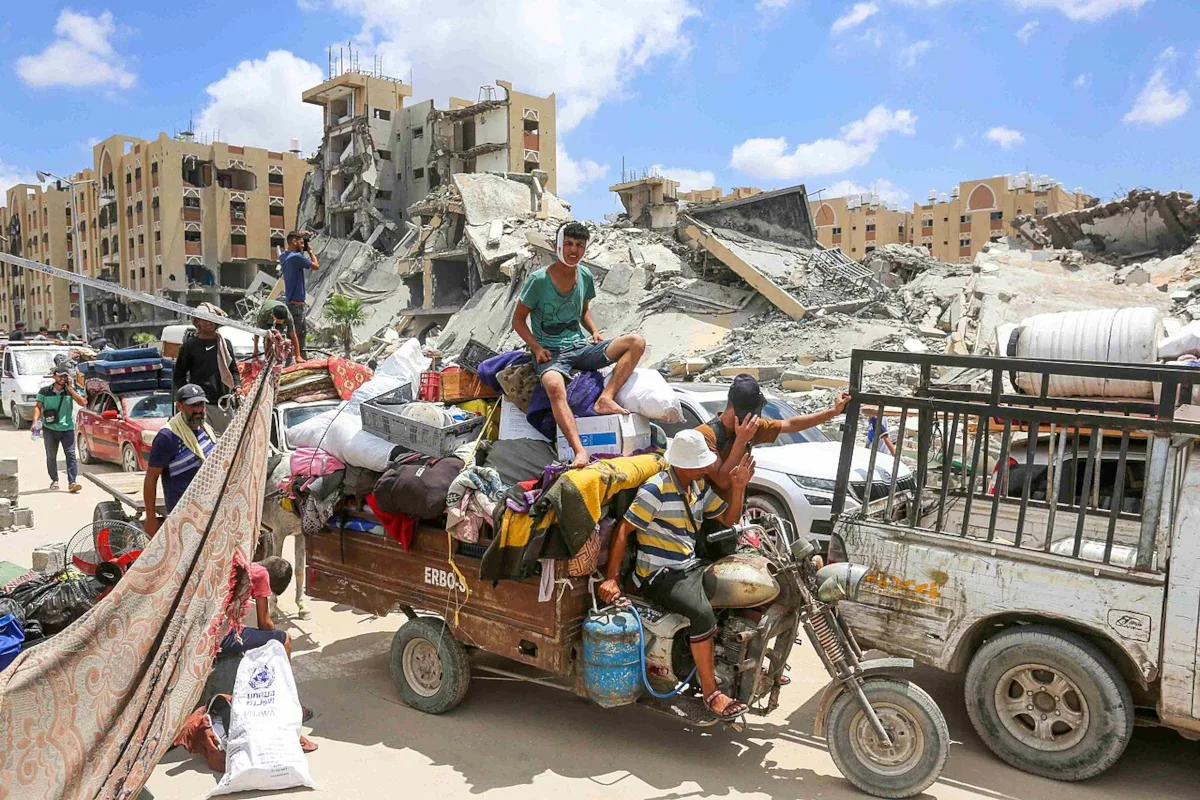 El 30 de mayo, las Fuerzas de Defensa de Israel (FDI) emitieron órdenes de evacuación para vastas áreas del norte de Gaza, ahora designadas como zonas de combate - Foto: UNRWA