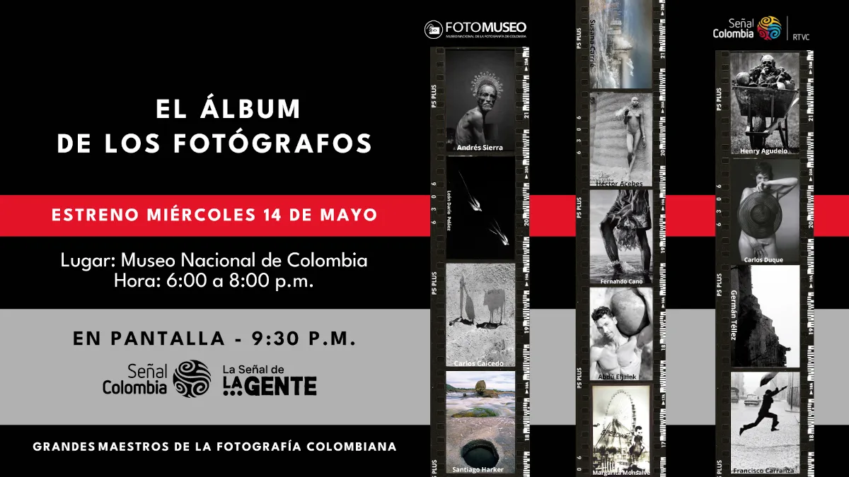 El 14 de mayo, a las 6:00 p. m., en el Museo Nacional de Colombia en Bogotá, se lanzará ‘El álbum de los fotógrafos’, serie documental que retrata una mirada alrededor de la vida y obra de 13 grandes maestros de la fotografía colombiana, mujeres y hombres que capturaron lo humano en lo invisible - Foto: RTVC