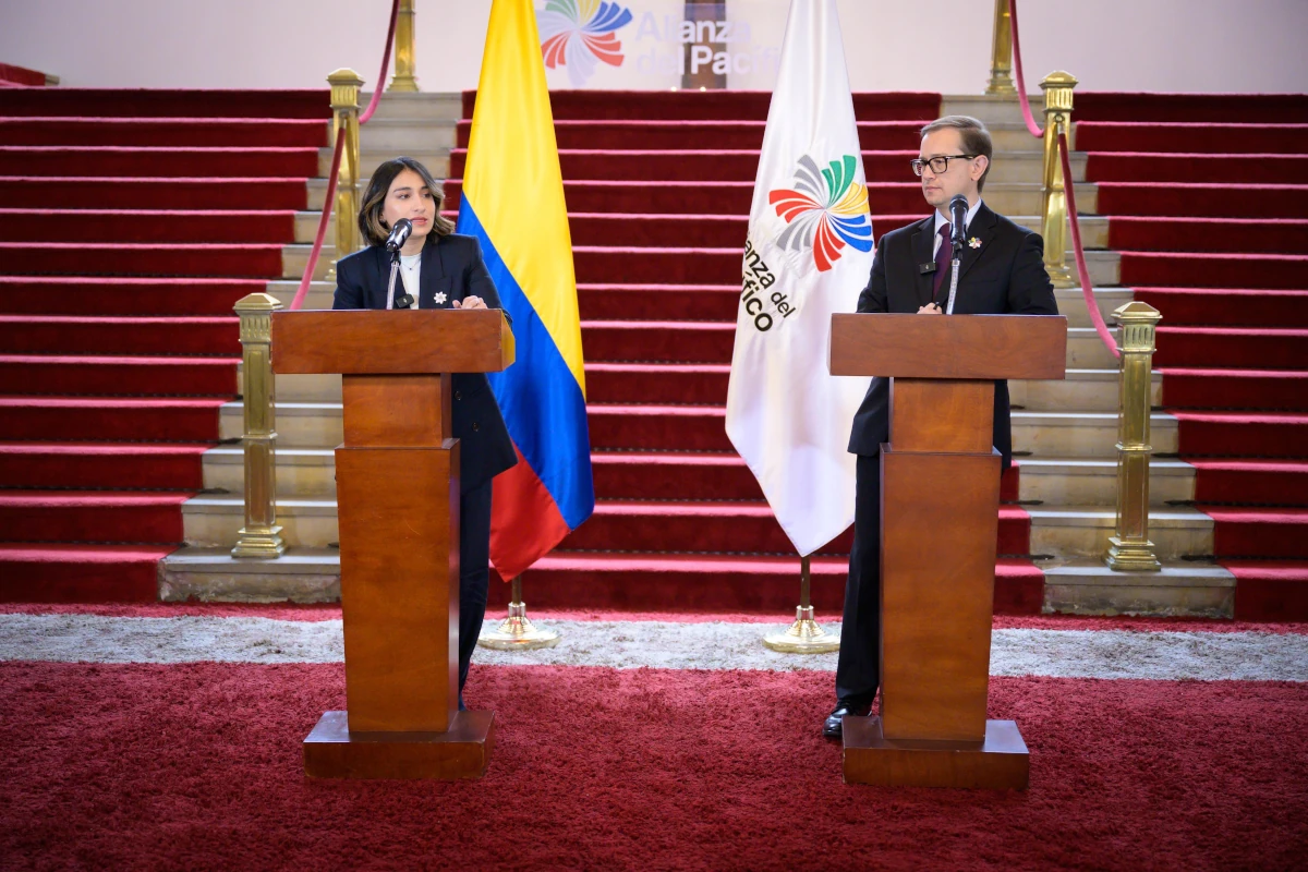 “Debemos dejar de hablar de diversificar mercados y comenzar a hacerlo realidad. La ciudadanía está cansada del discurso; es hora de pasar a la acción. Y Colombia, como país que lidera la Presidencia Pro Tempore, así lo hará”, manifestó la canciller Laura Sarabia Torres - Foto: Cancillería