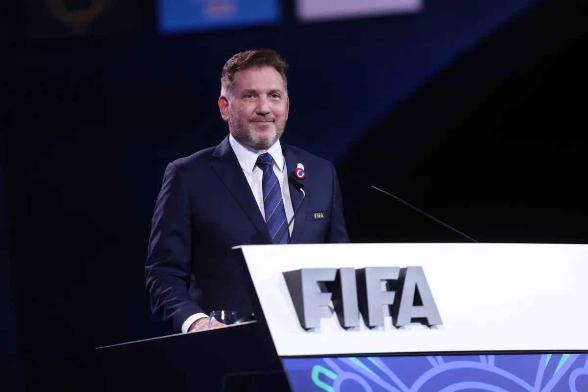 “Esta es la propuesta de la CONMEBOL: soñemos, creamos en grande y comencemos a trabajar por un Mundial 2030 verdaderamente para todos, que nadie quede afuera y que quede en la historia”, concluyó Dominguez - Foto: Conmebol