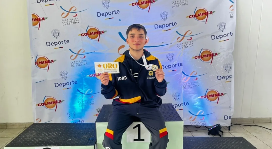 Jorge David García López, único bogotano en el Grand Prix Internacional de Espada - Foto IDRD