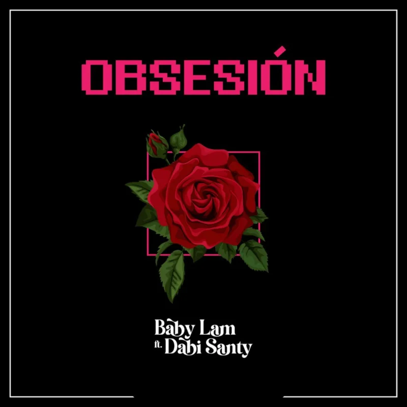 'Obsesión' fusiona sonidos urbanos con elementos electrónicos, R&B moderno, atmósferas densas y beats actuales. También tiene bases de reguetón melódico, sintetizadores, guitarras suaves, y una producción emocionalmente envolvente - Foto: Dabi Santy & Baby Lam