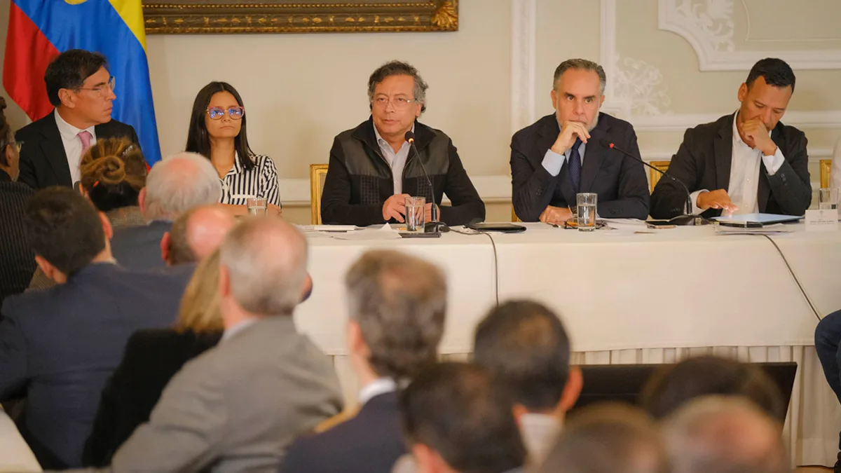 l presidente Gusta​vo Petro encabezó, en la Casa de Nariño, la Comisión de Garantías Electorales, en la que se analizó el tema de la seguridad de cara a las elecciones de 2026 - Foto: Ovidio González/Presidencia