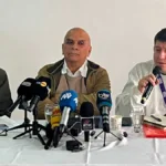 En rueda de prensa, el delegado de la Mesa Territorial de Construcción de Paz de Nariño, Carlos Erazo, dio a conocer la creación de una Zona de Ubicación Temporal para concentrar a los integrantes del grupo Comuneros del Sur - Foto: Consejería para la Paz