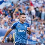 Falcao García fue el autor del único gol del partido. También fue acreedor a una de las seis tarjetas amarillas que recibió el conjunto embajador - Foto: X/MillosFCoficial