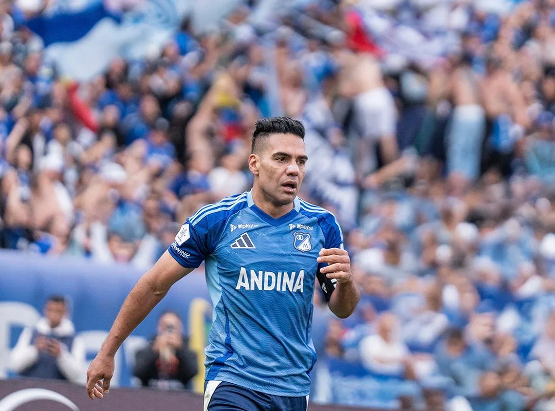 Falcao García fue el autor del único gol del partido. También fue acreedor a una de las seis tarjetas amarillas que recibió el conjunto embajador - Foto: X/MillosFCoficial