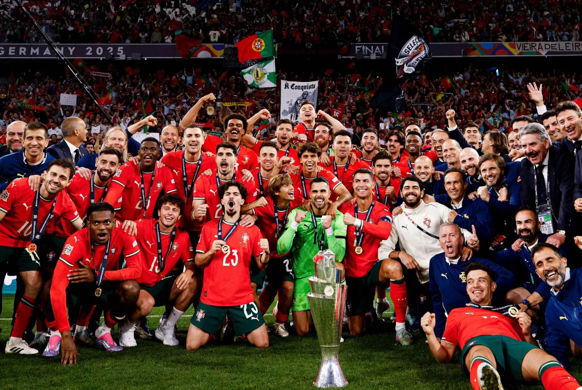 Portugal obtuvo su segundo título siendo el equipo con más campeonatos. Ya había ganado en 2019 - Foto: X/@cristiano