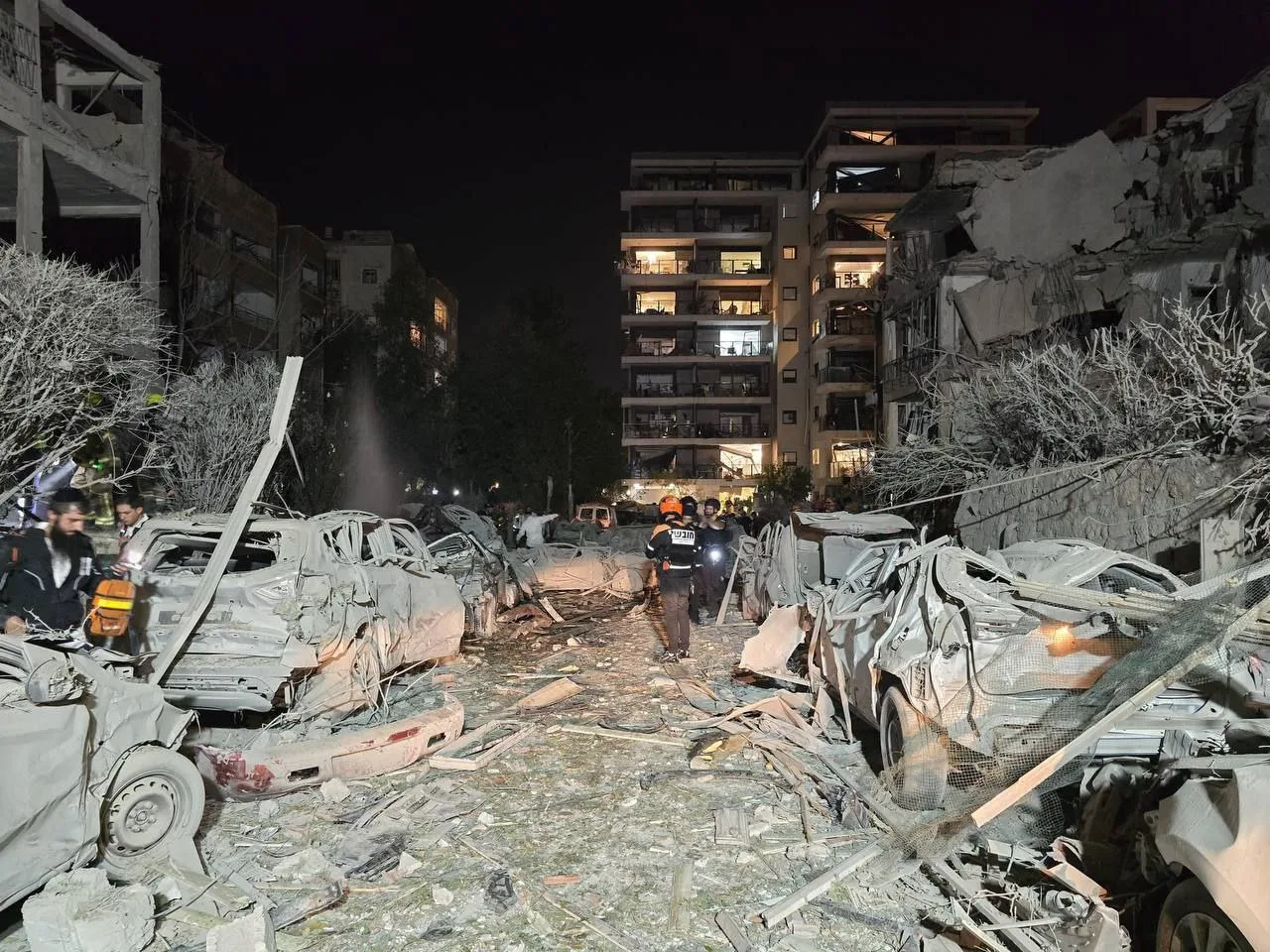 Tras un gran ataque israelí sobre suela iraní, la respuesta no se hizo espera sobre todo en el centro de Israel - Foto: Redes Sociales